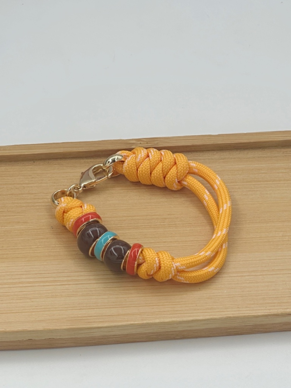 Roxanne Assoulin The Super Size Happy Cord Bracelet Yellow - Picture 2 of 3